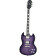 SG Modern Figured Purple Burst guitare électrique avec housse premium