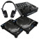 Pioneer 2x PLX-1000 + table de mixage DJM-750 + HDJ-1500 set DJ