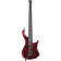 EHB1505 Bass Workshop Stained Wine Red Low Gloss basse 5 cordes sans tête avec housse