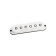 Micro guitare électrique, Custom flat strat, blanc - SSL-6