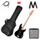Affinity Precision Bass PJ Pack Maple Black + Gig Bag + Ampli Rumble 15