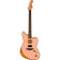 Acoustasonic Player Jazzmaster Shell Pink guitare électro-acoustique avec housse