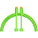 Chroma Cables USB-C vers USB-C 1 m (vert)