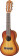 Yamaha GL-1 Guitalele Tobacco Brown Sunburst  Le compromis idal entre la guitare et la sonorit unique du ukull  1/4 guitare de voyage en bois, housse de transport incluse
