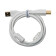 DJTT USB Chroma Câble White 1,5 m, fiche droite - Câble pour DJ