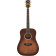 Excel Lexington Dreadnought E Autumn Burst guitare électro-acoustique folk avec housse