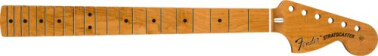 Fender ROASTED MAPLE VINTERA MOD 70'S STRATOCASTER NECK Manche pour Strat - 21 Frettes - 7,5" Rayon - Early 70's C-Shape - Maple (rable) 999742920