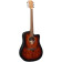 LÂG - T70DCE B&B - Dreadnought cutaway electro Black and Brown