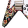 Jimi Hendrix Love Drops Flying V Ebony