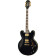 Emily Wolfe Sheraton Stealth Black Aged Gloss guitare demi-caisse avec étui EpiLite