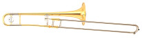 YSL 354 ECN Trombone Ténor Simple, Petite Perce, Verni