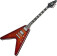 Inspired by gibson modern prophecy flying v - aged bengal tiger burst