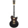 Deluxe Atlantic Solid Black guitare électrique avec étui