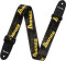 IBANEZ Bracelet noir, logo Ibanez jaune