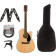 CD-60SCE Natural guitare folk électro-acoustique + housse + accessoires