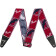 WeighLess Monogram Strap Red/White/Blue - Sangle pour Guitares