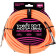 6084 câble instrument tressé, 5,5 mètres, orange fluo