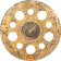 Meinl Cymbals Byzance Vintage Cymbale Pure Trash Crash 18 pouces (Vido) pour Batterie (45,72cm) Bronze B20, Finition Vintage (B18VPTRC)