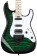 Jackson USA Signature Adrian San Dimas SDQM MN Transparent Green Burst - Guitare lectrique