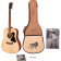 A-20 Marley guitare folk acoustique avec housse et accessoires