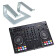Roland D-J707M contrleur DJ mobile Table de mixage + keepdrum support pour ordinateur portable Argent