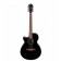 AEG50L BLACK HG - Guitare electro-acoustique gaucher