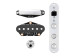 Fluence Signature Series Greg Koch Gristle-Tone - Ensemble de pickup pour guitare électrique 6 cordes - noir, blanc