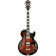 Artcore Expressionist AG95QA Dark Brown Sunburst guitare hollow body