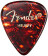 Fender 351 Celluloid Tortoise Shell Guitar Pick - Mdiator - Heavy