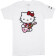 Hello Kitty Sl Logo Tee, Wht, M