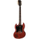 Modern Collection SG Tribute LH Vintage Cherry Satin guitare électrique pour gaucher avec étui