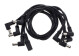 Multi-Plug Power Cable 8 Angle