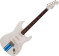 Made in japan traditional 60s stratocaster - olympic white w/ blue competition stripe