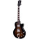 Aristocrat HH Trans Black Burst guitare électrique avec corps chambré