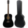 CD-60S Black Acoustic Steel-String Guitar + Case