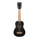 Kala KA-15 BLK - Ukulele soprano - finition satine noire (+ housse)