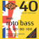 Rotosound Roto Bass Jeu de cordes pour basse Nickel Filet rond Tirant medium (40 60 80 100)