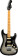 American Ultra Luxe Stratocaster HSS MN FR Silverburst
