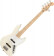 Affinity series jazz bass v (mn) - olympic white