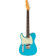 American Professional II Telecaster LH RW Miami Blue guitare classique pour gaucher avec étui