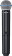 metteur sans fil  main Shure BLX2/B58 avec capsule de microphone vocal BETA 58A -  utiliser avec les systmes de Systme de microphone sans fil BLX (rcepteur vendu sparment) | Bande K14