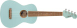 Fender Avalon Ukull tnor en noyer Bleu Daphn