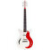 59M Spruce F-hole Red/White Pearl guitare électrique