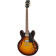 Modern Collection ES-335 Satin Vintage Burst guitare demi-caisse avec étui