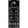 Black Low-Pass Filter module Eurorack