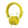 Reloop RHP-6 yellow - casque DJ et lifestyle ultra compact avec basses profondes, mdiums accords et aigus transparents, construction ferme, jaune