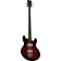 RockBass Artist Line SklarBass I Burgundy Blackburst Transparent High Polish basse hollow body