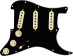 Fender Pre-Cble Stratocaster Pickguard Strat Tex, Mex, S/S/S, Noir