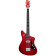 Kavelier Bass Red Sparkle basse électrique medium scale avec étui