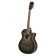 W55-COL-BK-EQ ColourTune guitare électro-acoustique folk noire